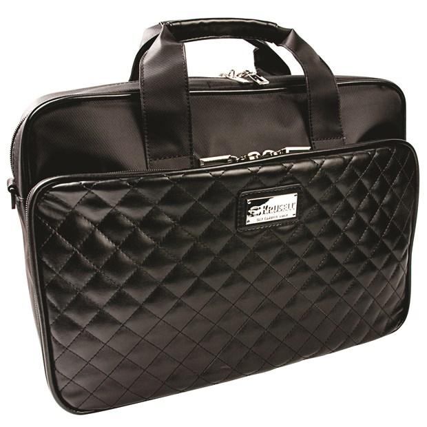 Кожена чанта за преносими компютри до 16 инча - Krusell Avenyn Laptop Bag (черна) | JAR Computers Кожена чанта за преносими компютри до 16 инча - Krusell Avenyn Laptop Bag (черна)