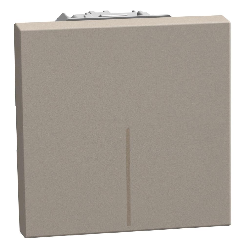 Кръстат ключ 2M 10А Камък - bticino Light Now YG4004M2 | JAR Computers Кръстат ключ 2M 10А Камък - bticino Light Now YG4004M2