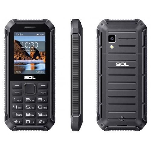 Мобилен телефон SOL R2450 IP68 Черен | JAR Computers Мобилен телефон SOL R2450 IP68 Черен