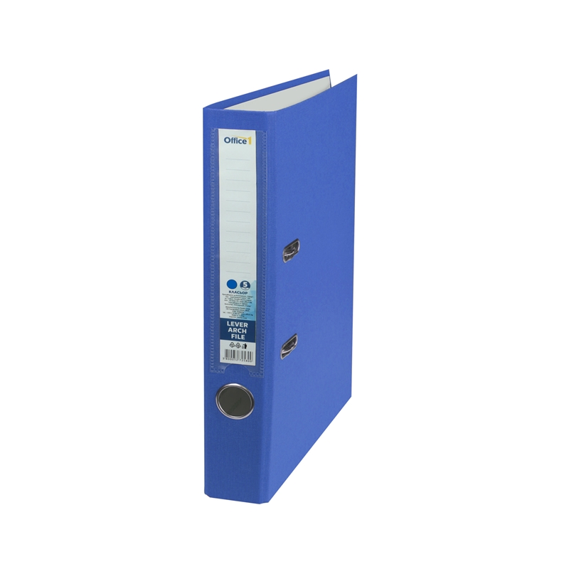 Office 1 Superstore Класьор, 5 cm, PVC, без метален кант, син