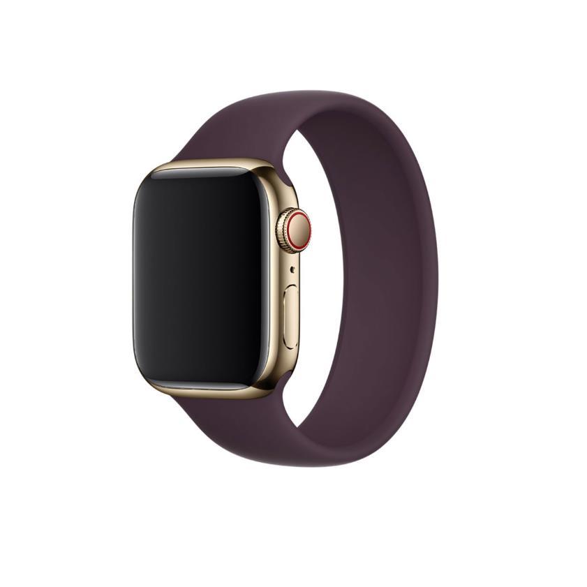 Оригинална силиконова каишка за Apple Watch 44мм, 45мм, 46мм, Ultra, Ultra 2, Ultra 3 49 - Apple Dark Cherry Solo Loop Band Size 8 (разопакован) | JAR Computers Оригинална силиконова каишка за Apple Watch 44мм, 45мм, 46мм, Ultra, Ultra 2, Ultra 3 49 - Apple Dark Cherry Solo Loop Band Size 8 (разопакован)