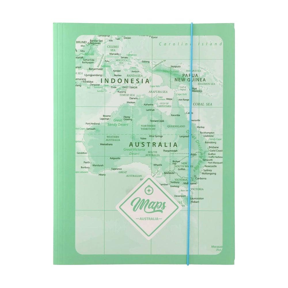 Папка Biro Time Apex 10, с ластик, А4, 10 mm, зелена