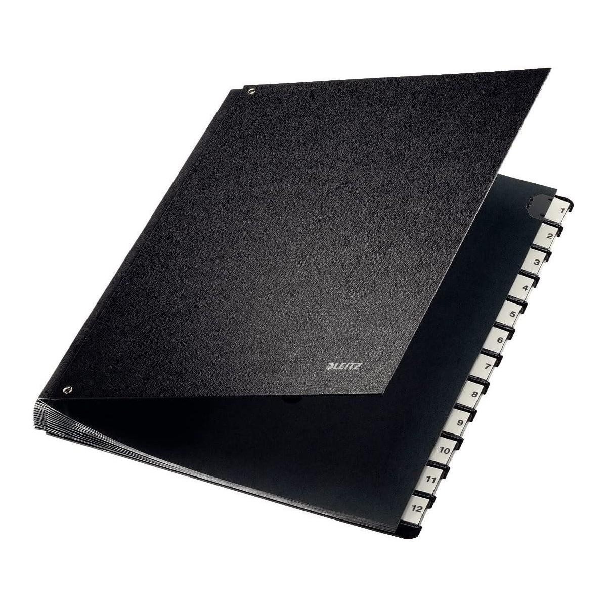 Папка органайзер LEITZ 270х18х345 мм, A4+, рециклиран картон 700 г с РР фолио, 12 отделения, сива | JAR Computers Папка органайзер LEITZ 270х18х345 мм, A4+, рециклиран картон 700 г с РР фолио, 12 отделения, сива