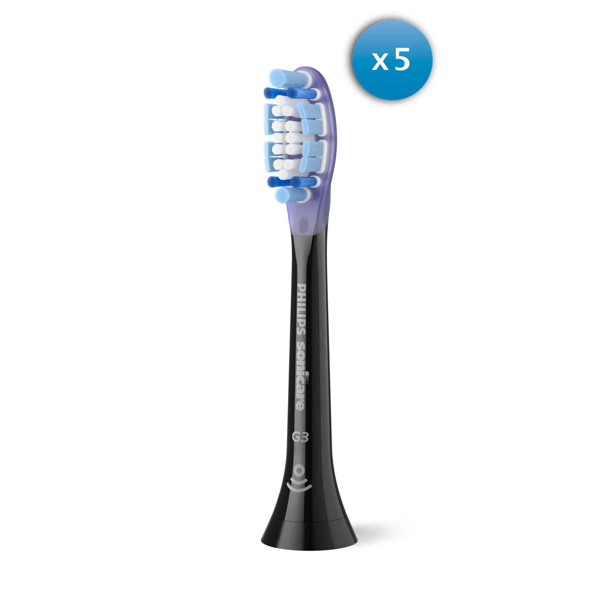 Philips HX9055/88 глава на четка за зъби 5 броя Черен | JAR Computers Philips HX9055/88 глава на четка за зъби 5 броя Черен