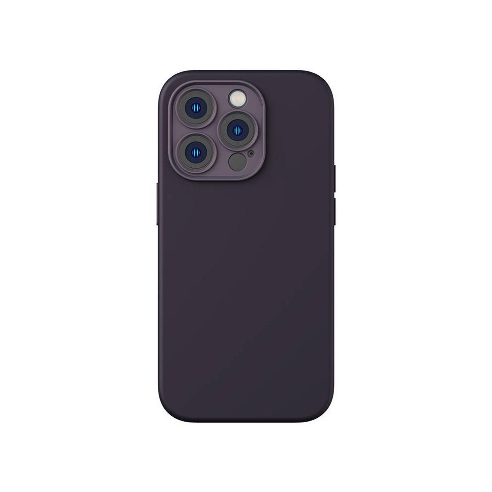 Силиконов (TPU) калъф и стъклено защитно покритие за дисплея за iPhone 14 Pro - Baseus Liquid Silica Gel Case Set (ARYT020405) (лилав) | JAR Computers Силиконов (TPU) калъф и стъклено защитно покритие за дисплея за iPhone 14 Pro - Baseus Liquid Silica Gel Case Set (ARYT020405) (лилав)