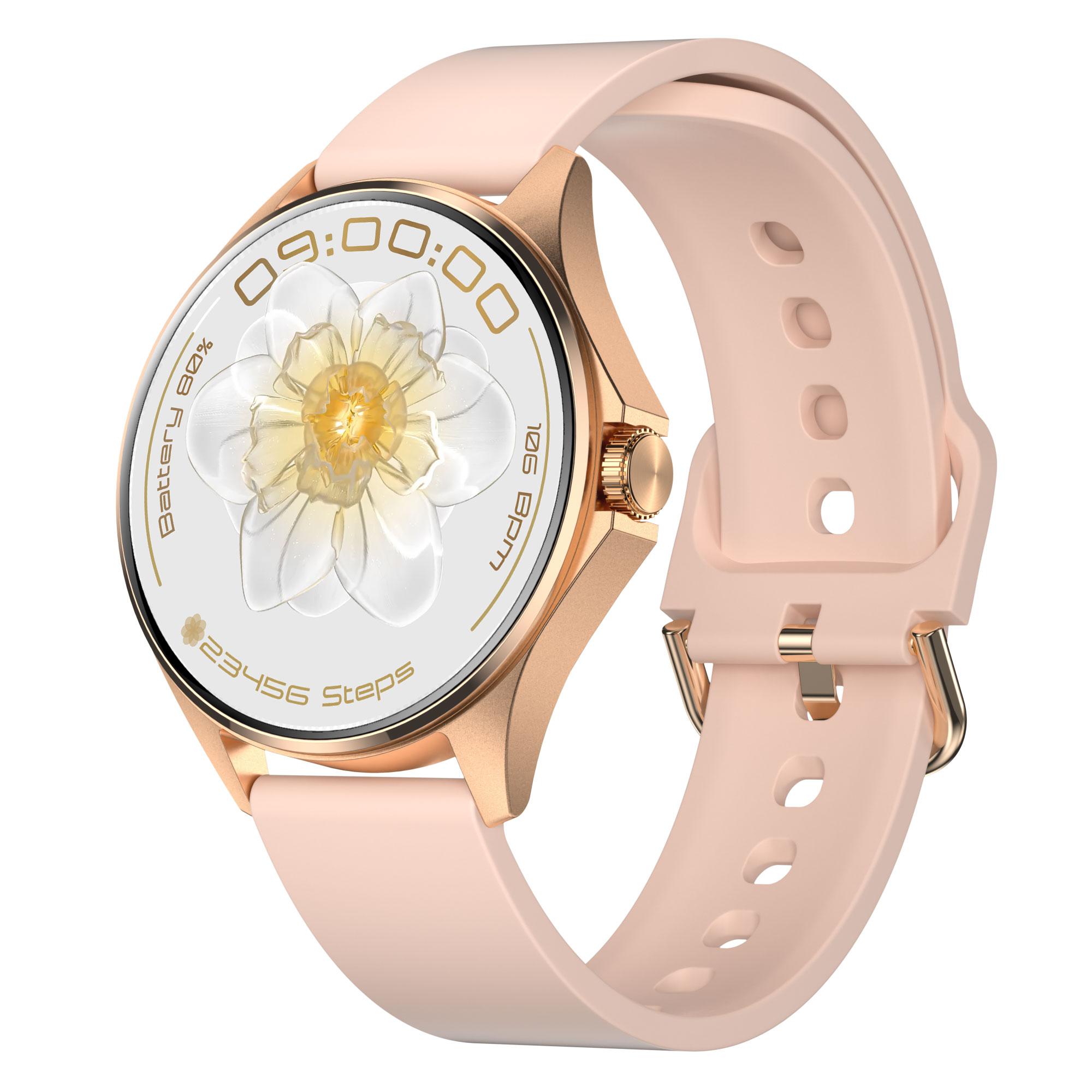 Смарт часовник Aurafit AM12, Amoled, Златист - 73131 | JAR Computers Смарт часовник Aurafit AM12, Amoled, Златист - 73131