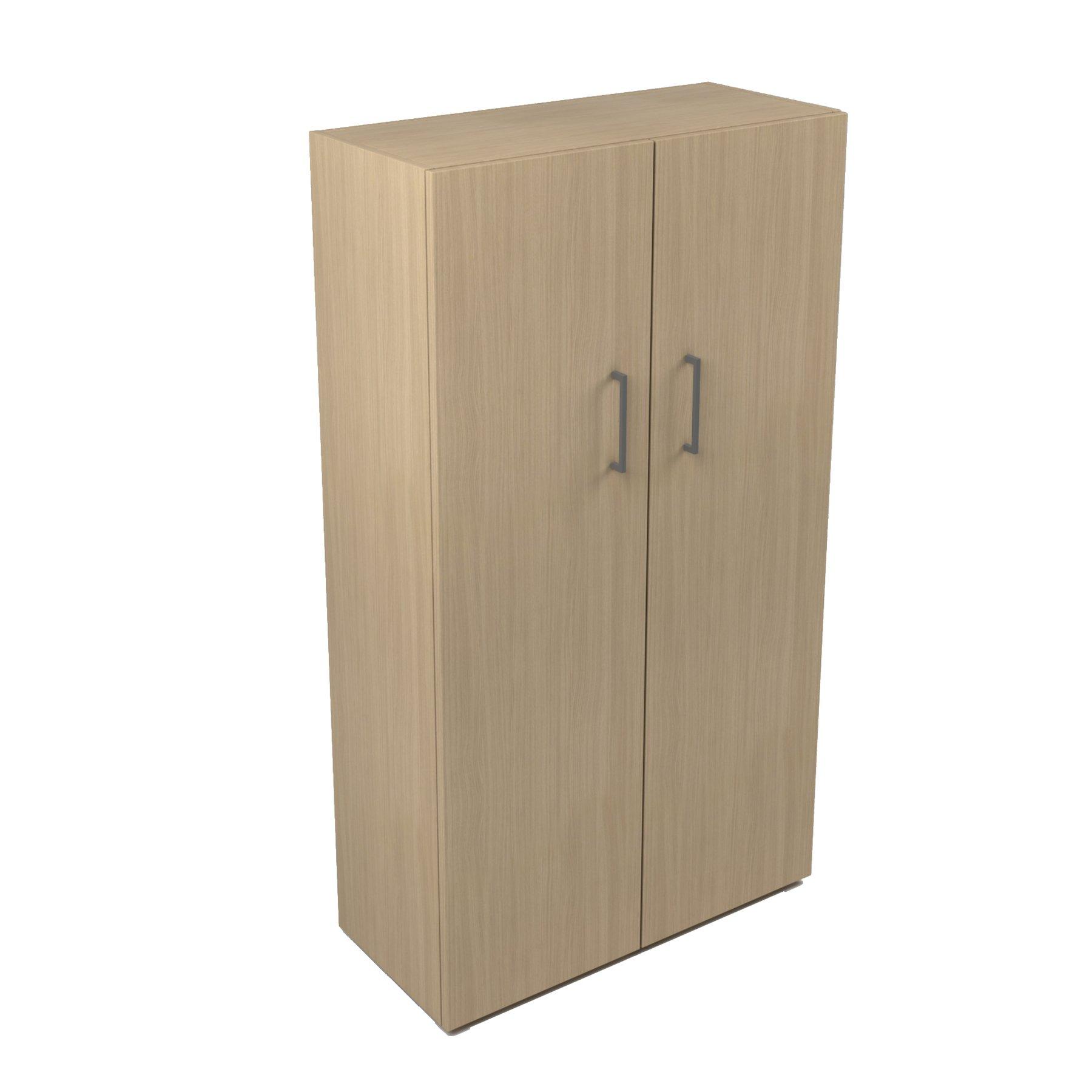 Стелаж Narbutas Nova Basic, 800 x 360 x 1444 mm, меламин избелен дъб, сива правоъгълна дръжка | JAR Computers Стелаж Narbutas Nova Basic, 800 x 360 x 1444 mm, меламин избелен дъб, сива правоъгълна дръжка