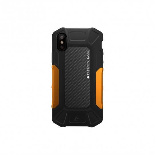 Удароустойчив хибриден кейс за iPhone XS, iPhone X (черен-оранжев) - Element Case Formula Case | JAR Computers Удароустойчив хибриден кейс за iPhone XS, iPhone X (черен-оранжев) - Element Case Formula Case
