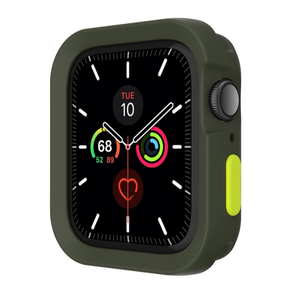 Удароустойчив силиконов (TPU) кейс за Apple Watch 44мм - SwitchEasy Colors Case (тъмнозелен) | JAR Computers Удароустойчив силиконов (TPU) кейс за Apple Watch 44мм - SwitchEasy Colors Case (тъмнозелен)
