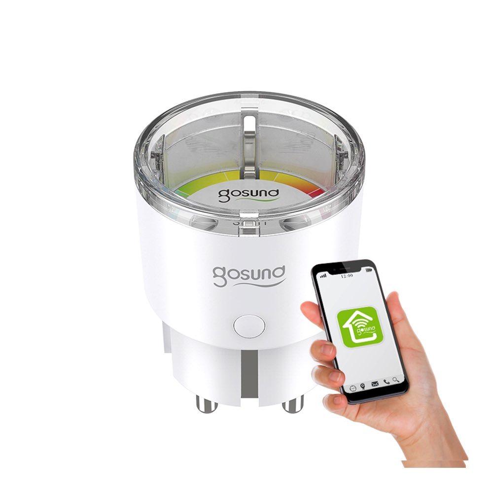 Умен Wi-Fi безжичен контакт - Gosund SP111 Smart Home Plug Socket EU 16A (бял) | JAR Computers Умен Wi-Fi безжичен контакт - Gosund SP111 Smart Home Plug Socket EU 16A (бял)