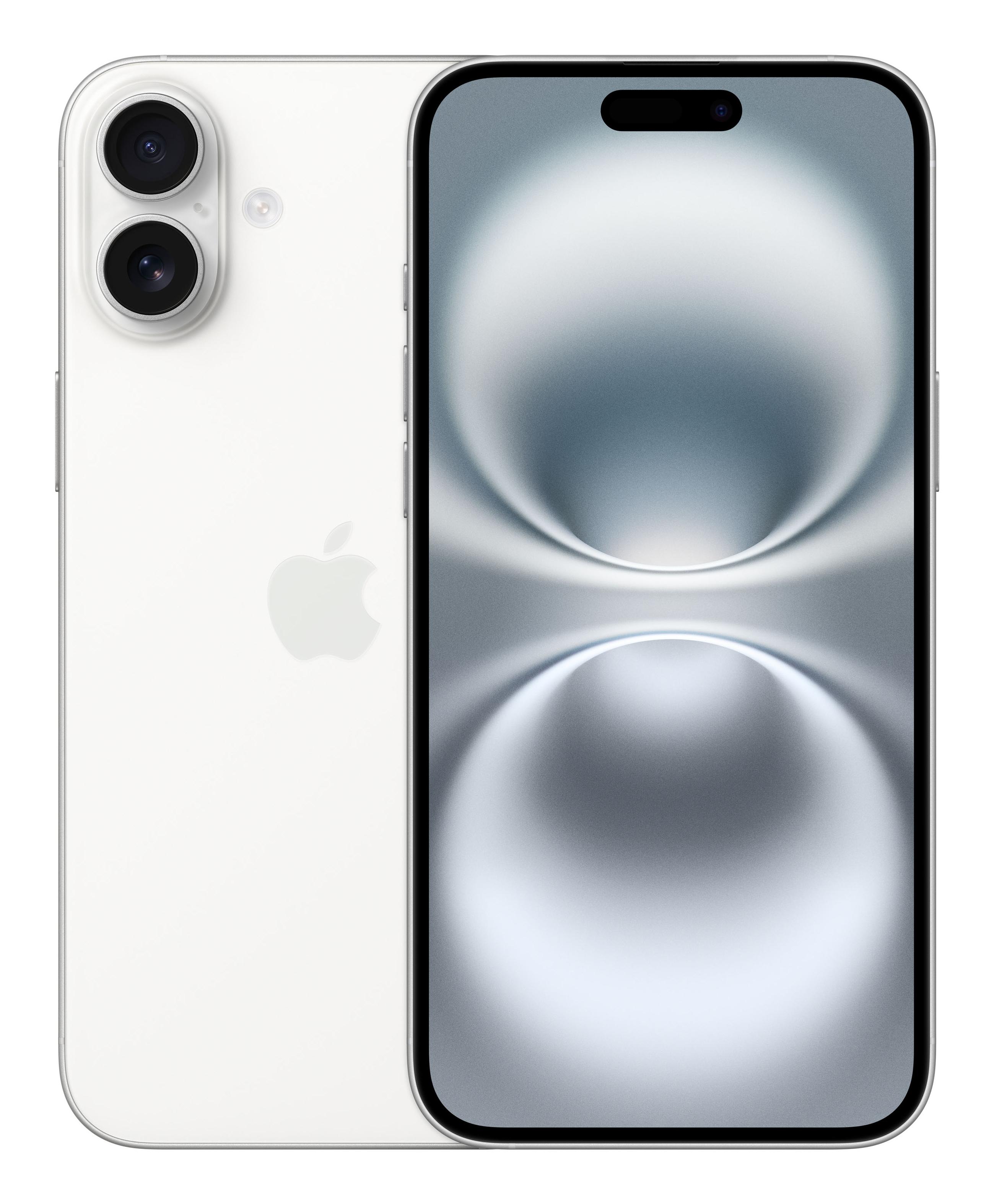 Apple iPhone 16 Plus 17 см (6.7") Двойна SIM карта iOS 18 5G UBS тип C 256 GB Бяла | JAR Computers Apple iPhone 16 Plus 17 см (6.7") Двойна SIM карта iOS 18 5G UBS тип C 256 GB Бяла