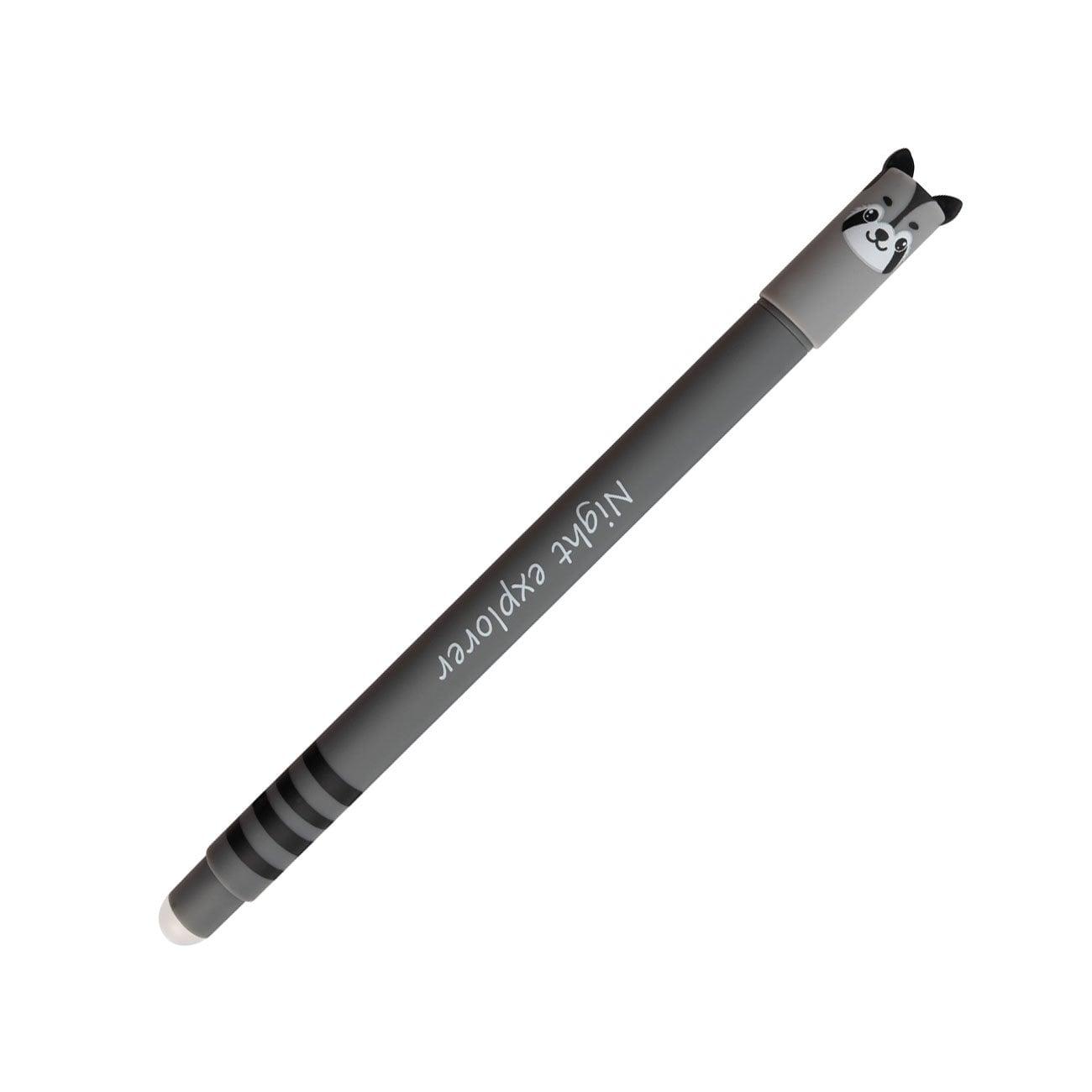 Eberhard Faber Гел ролер Raccoon, изтриваем, 0.7 mm, синьо мастило