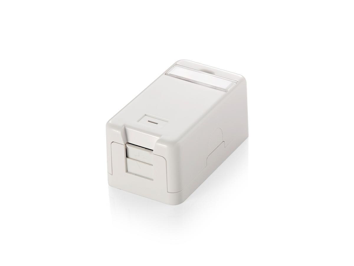 Equip 1-Port Keystone Jack Surface Mount Box | JAR Computers Equip 1-Port Keystone Jack Surface Mount Box