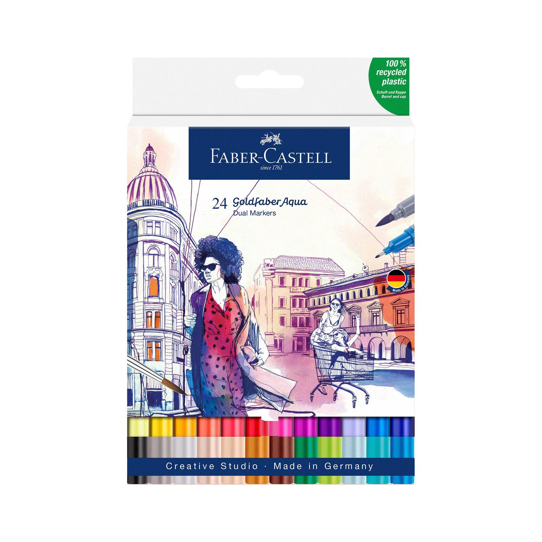 Faber-Castell Маркер Goldfaber Aqua Dual, 24 цвята