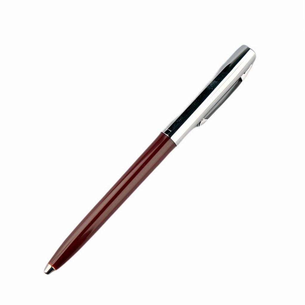 Химикалка Fisher Space Pen Cap-O-Matic Chrome cap burgundy barrel 775-Burg в подаръчна кутия | JAR Computers Химикалка Fisher Space Pen Cap-O-Matic Chrome cap burgundy barrel 775-Burg в подаръчна кутия