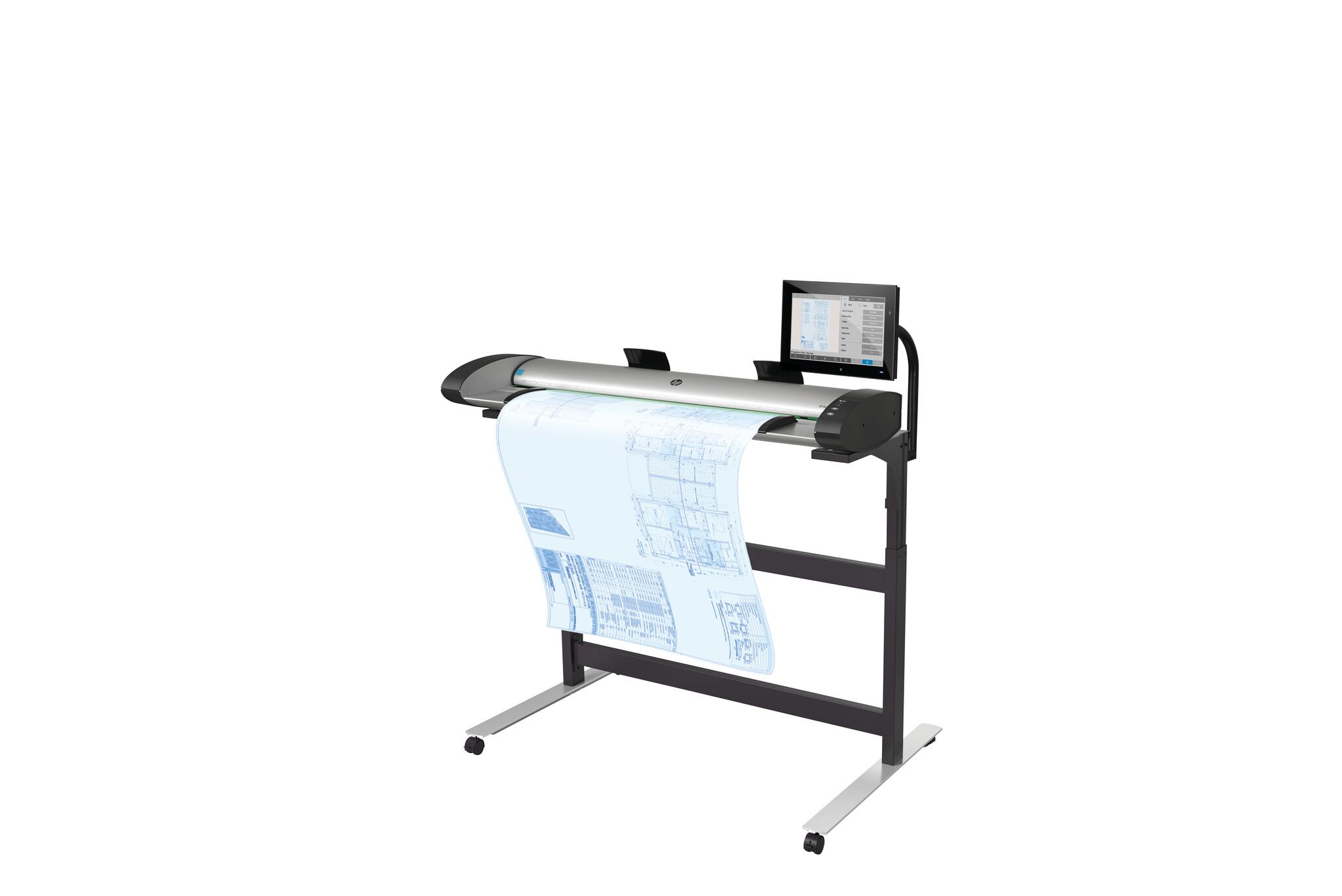 HP SD Pro 44-in Скенер с ръчно подавани странци 1200 x 1200 DPI A0 Черен