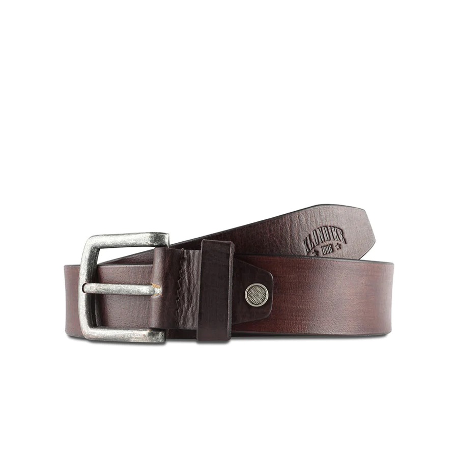 Кожен колан Klondike Seth, тъмнокафяв, 110 см | JAR Computers Кожен колан Klondike Seth, тъмнокафяв, 110 см