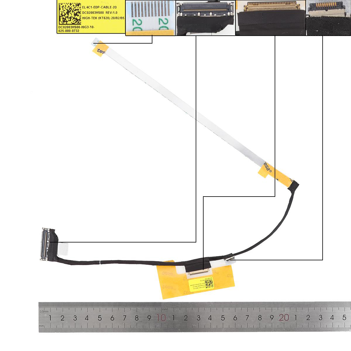 Лентов Кабел за лаптоп (LCD Cable) Lenovo Flex-14IWL C340-14IWL-14API | JAR Computers Лентов Кабел за лаптоп (LCD Cable) Lenovo Flex-14IWL C340-14IWL-14API