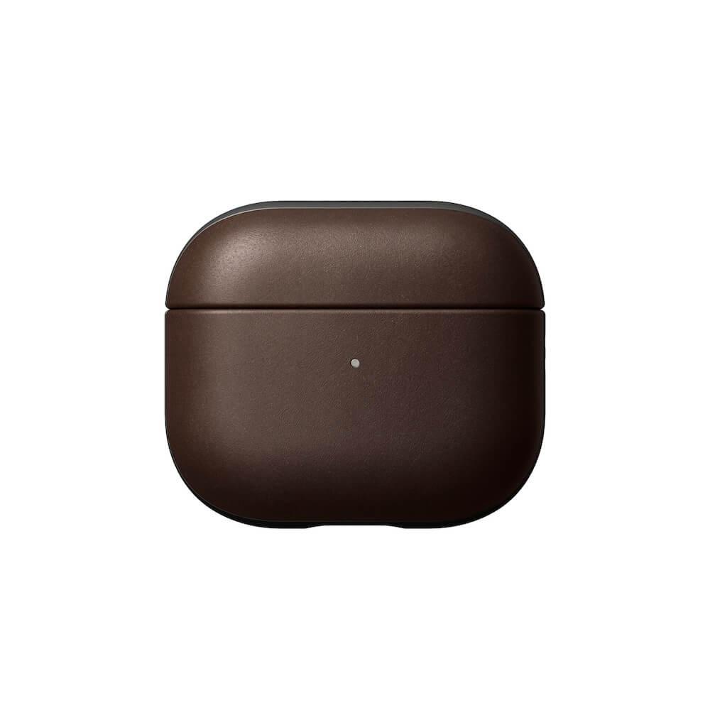 Nomad Modern Horween Leather Case V3 - кожен (естествена кожа) кейс за Apple Airpods 3 (кафяв)