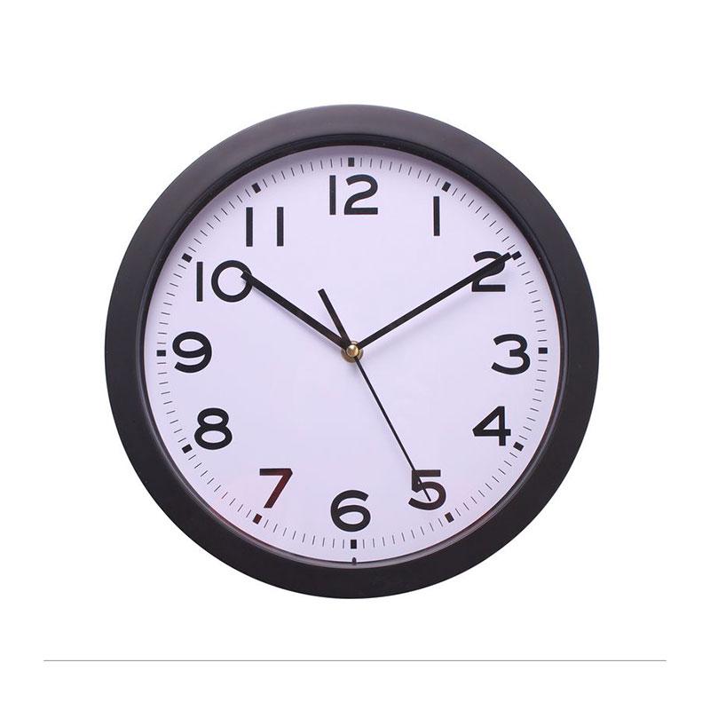 Splendid Стенен часовник Bazo, диаметър 30.5 cm, черен