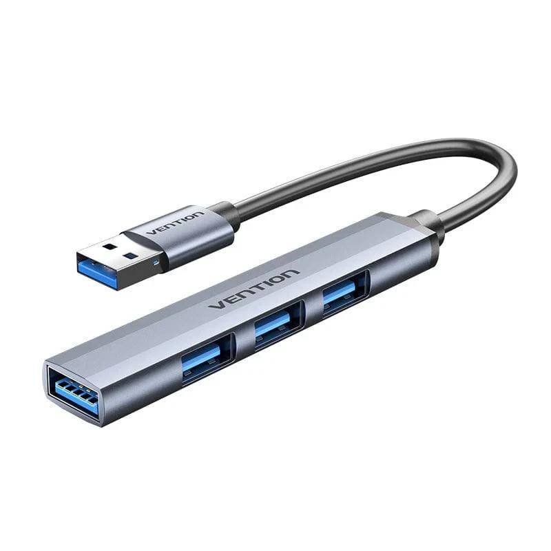Vention хъб USB3.0 HUB 4 port Aluminium - CKOHB | JAR Computers Vention хъб USB3.0 HUB 4 port Aluminium - CKOHB