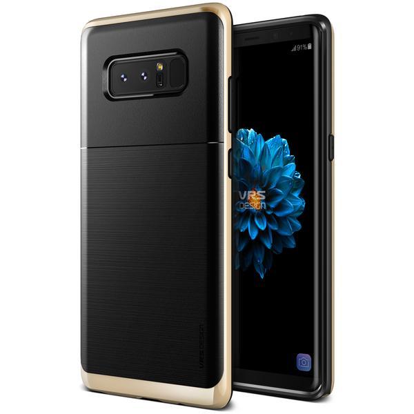 Висок клас хибриден удароустойчив кейс за Samsung Galaxy Note 8 - Verus High Pro Shield Case (черен-златист) | JAR Computers Висок клас хибриден удароустойчив кейс за Samsung Galaxy Note 8 - Verus High Pro Shield Case (черен-златист)
