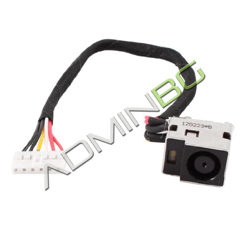 Букса за лаптоп (DC Power Jack) PJ152 HP DV5 DV5t DV5z (With Cable) 6 pins With Cable | JAR Computers Букса за лаптоп (DC Power Jack) PJ152 HP DV5 DV5t DV5z (With Cable) 6 pins With Cable