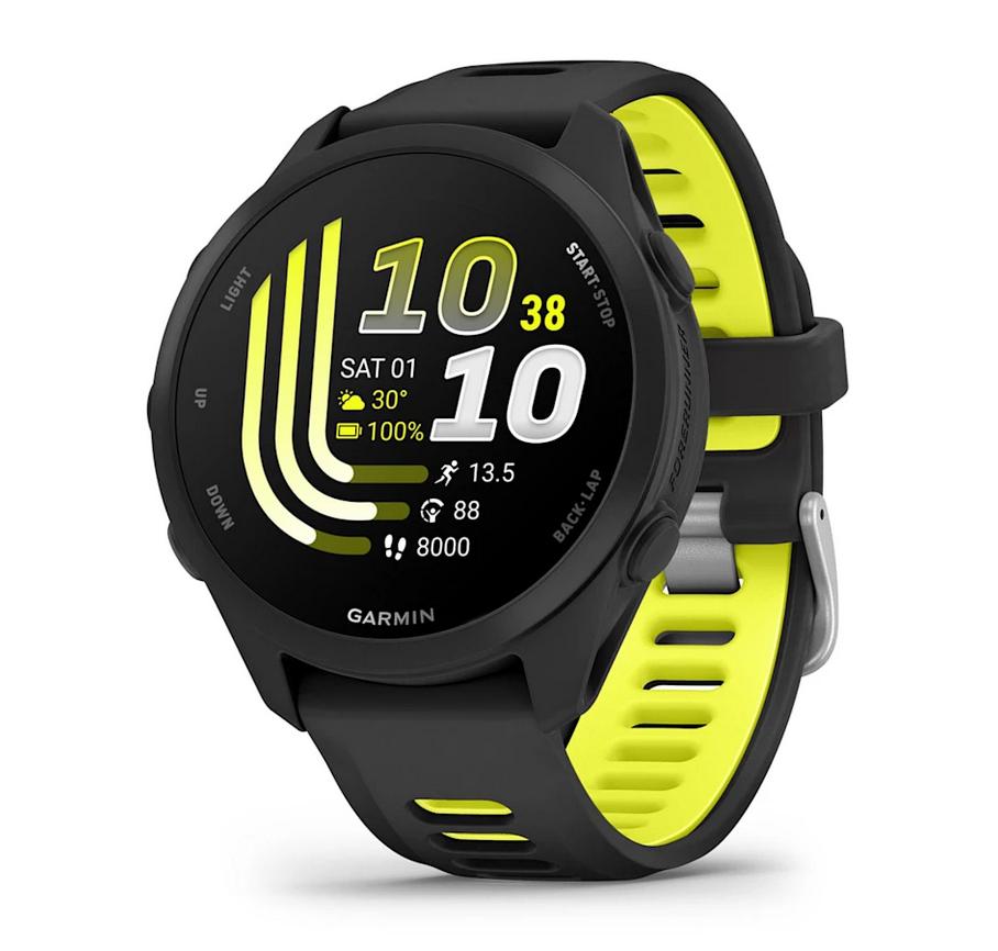 Forerunner® 170 - Black с Black/Amp Yellow каишка