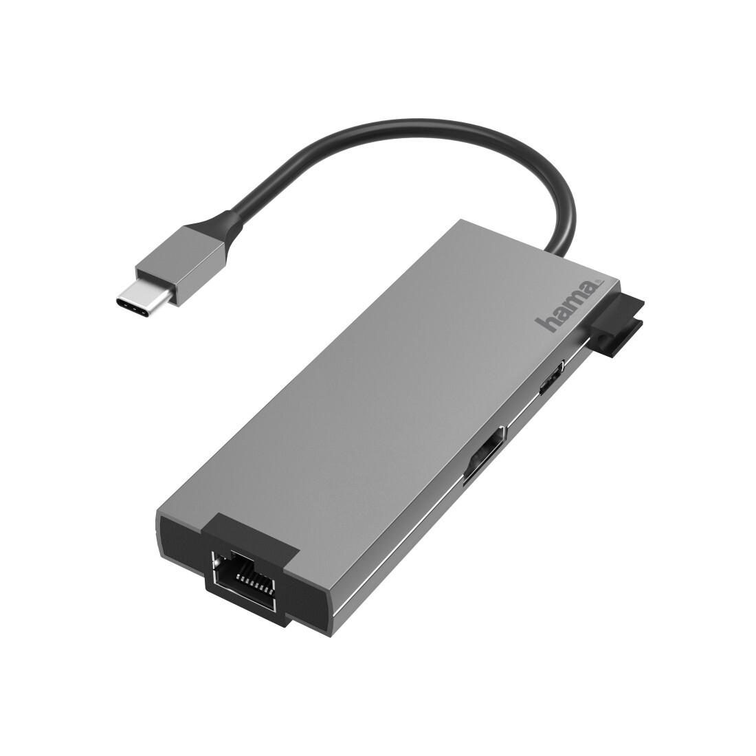 Hama 00200109 докинг станция USB 3.2 Gen 1 (3.1 Gen 1) Type-C Сив | JAR Computers Hama 00200109 докинг станция USB 3.2 Gen 1 (3.1 Gen 1) Type-C Сив