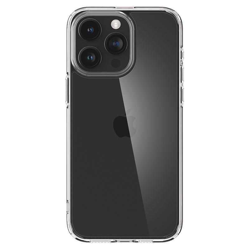 Хибриден кейс с висока степен на защита за iPhone 15 Pro Max (прозрачен) - Spigen Crystal Hybrid Case | JAR Computers Хибриден кейс с висока степен на защита за iPhone 15 Pro Max (прозрачен) - Spigen Crystal Hybrid Case