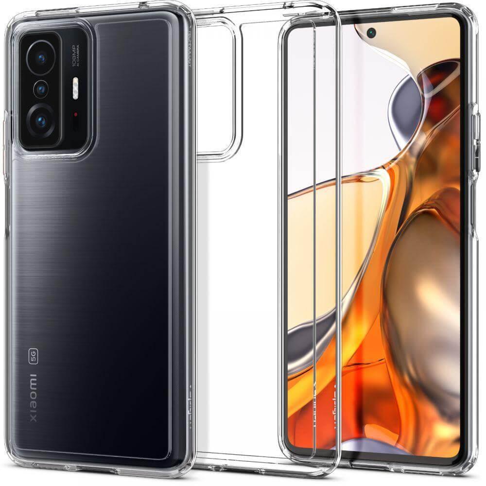 Хибриден кейс с висока степен на защита за Xiaomi 11T, Xiaomi 11T Pro - Spigen Ultra Hybrid Case (прозрачен) | JAR Computers Хибриден кейс с висока степен на защита за Xiaomi 11T, Xiaomi 11T Pro - Spigen Ultra Hybrid Case (прозрачен)