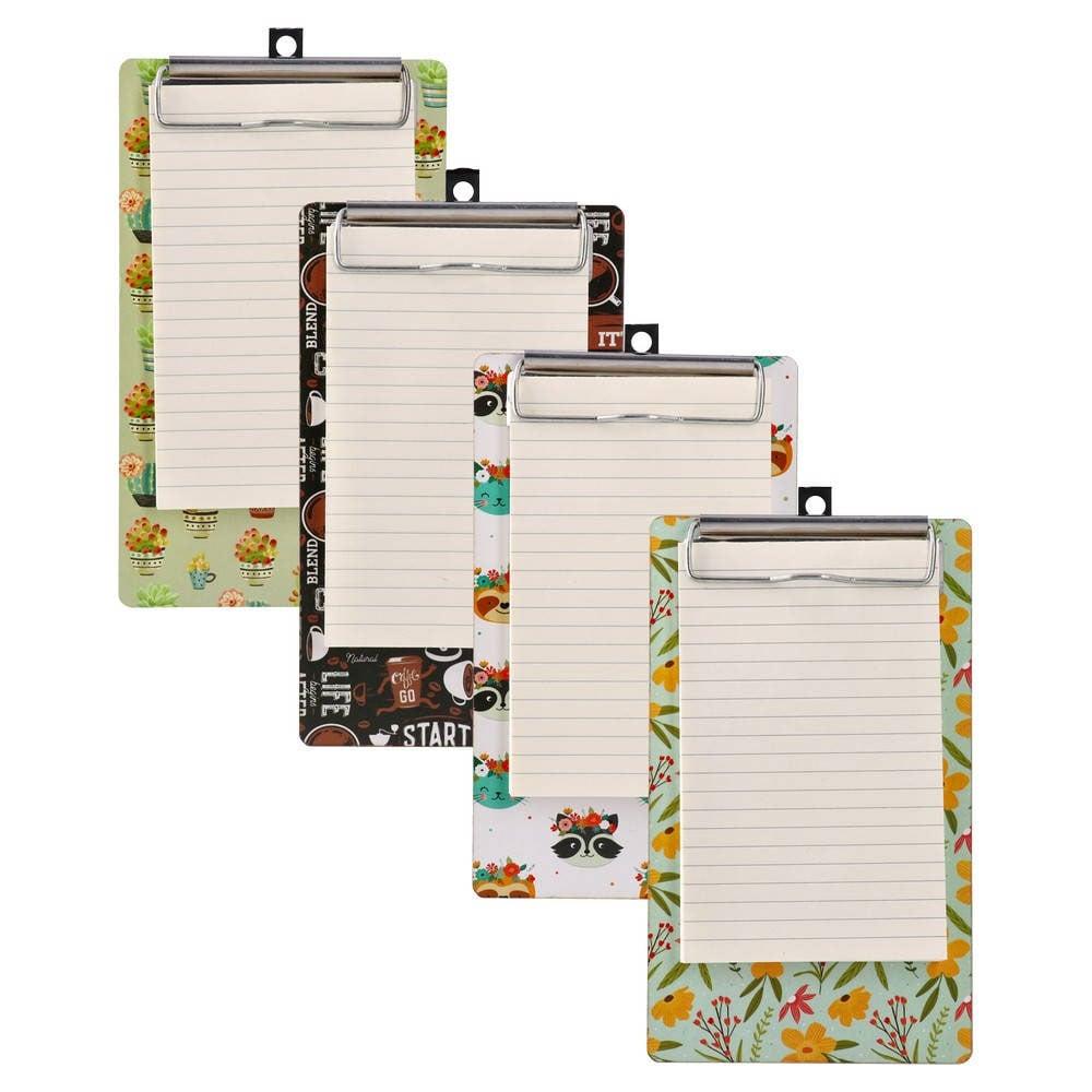 Клипборд Biro Time Planny, 12.5 х 21cm, с пад за писане, 48 листа, асорти, 1 брой