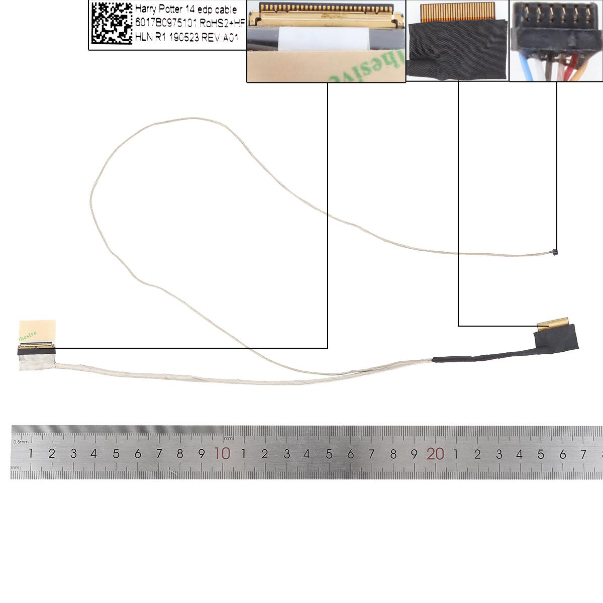 Лентов кабел за лаптоп (LCD Cable) HP 14-CK 14-CM 14-CY 14-DG - 6017B0975101