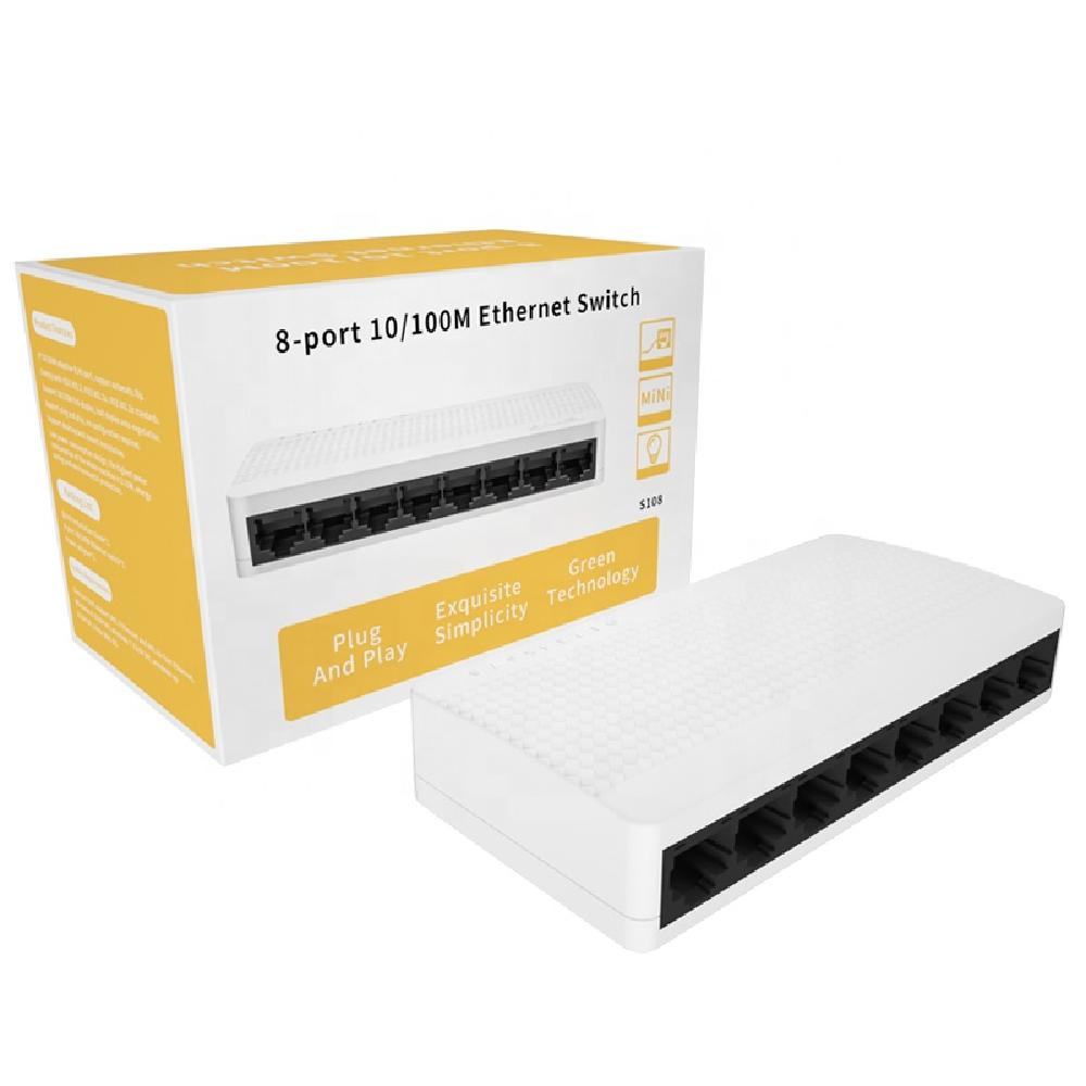 Mini Switch. Model: Tenda S108 | JAR Computers Mini Switch. Model: Tenda S108