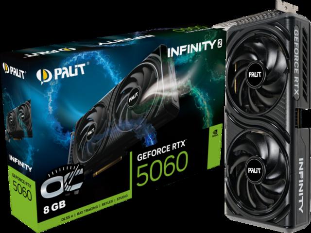 Palit GeForce RTX 5060 Infinity 2 OC 8GB | JAR Computers Palit GeForce RTX 5060 Infinity 2 OC 8GB