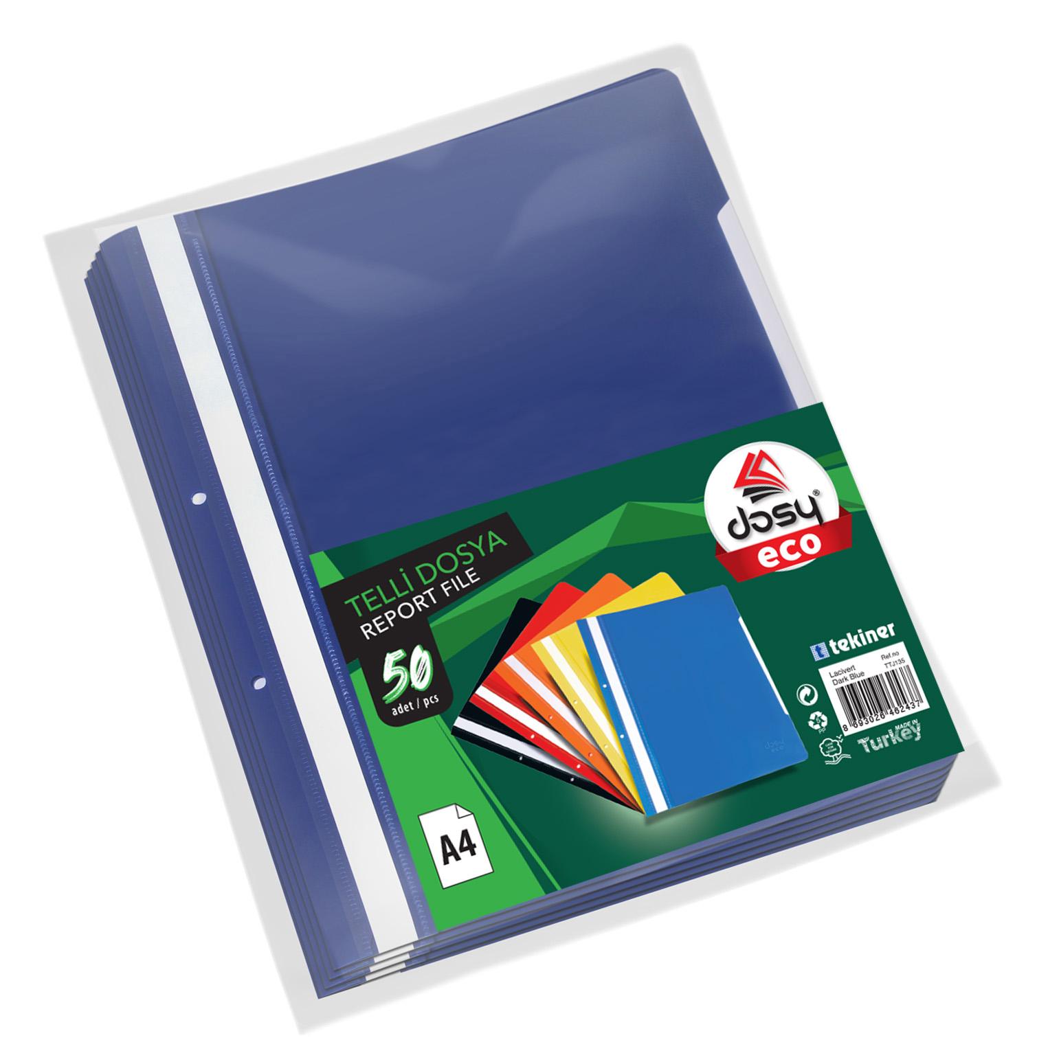 Папка с машинка и перфорация DOSY Eco A4, PP, 150 mic, синя | JAR Computers Папка с машинка и перфорация DOSY Eco A4, PP, 150 mic, синя