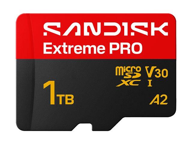 SANDISK Extreme PRO microSDXC UHS-I Card 1TB MicroSD 250MB/s Read / 170MB/s Write | JAR Computers SANDISK Extreme PRO microSDXC UHS-I Card 1TB MicroSD 250MB/s Read / 170MB/s Write