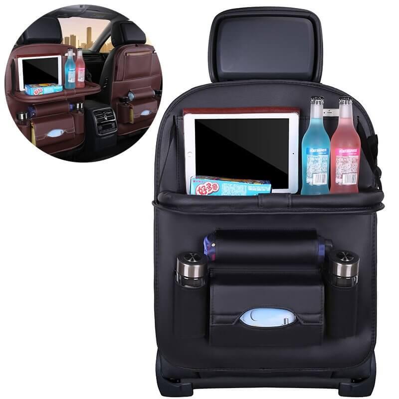 Сгъваем органайзер за седелаката на автомобил - Foldable Mini Shelf Multifunctional Car Seat Organizer (черен) | JAR Computers Сгъваем органайзер за седелаката на автомобил - Foldable Mini Shelf Multifunctional Car Seat Organizer (черен)