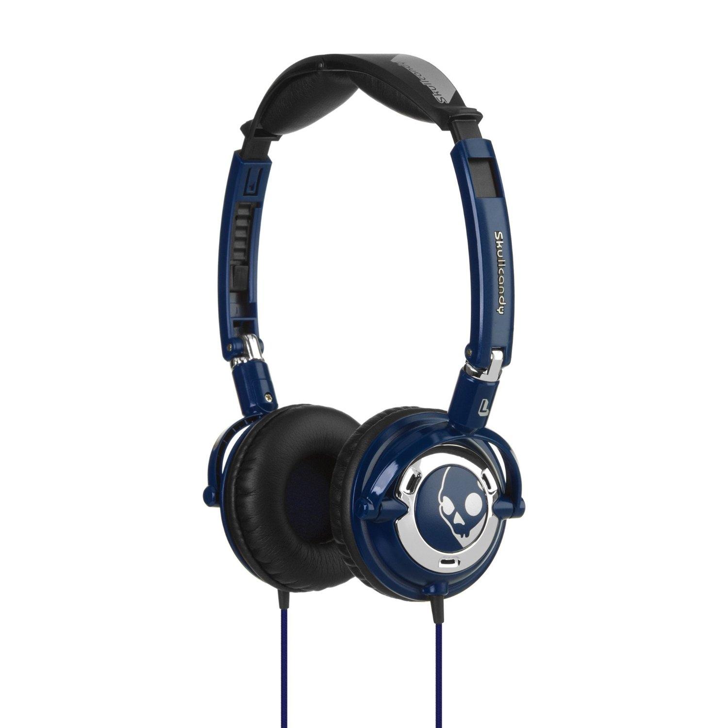 Слушалки с микрофон за iPhone и мобилни устройства - SkullCandy Lowrider Navy (тъмносин) | JAR Computers Слушалки с микрофон за iPhone и мобилни устройства - SkullCandy Lowrider Navy (тъмносин)