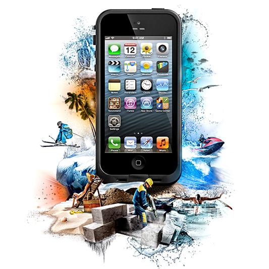 Ударо и водоустойчив кейс за iPhone 5, iPhone 5S, iPhone SE - LifeProof Fre (черен) | JAR Computers Ударо и водоустойчив кейс за iPhone 5, iPhone 5S, iPhone SE - LifeProof Fre (черен)