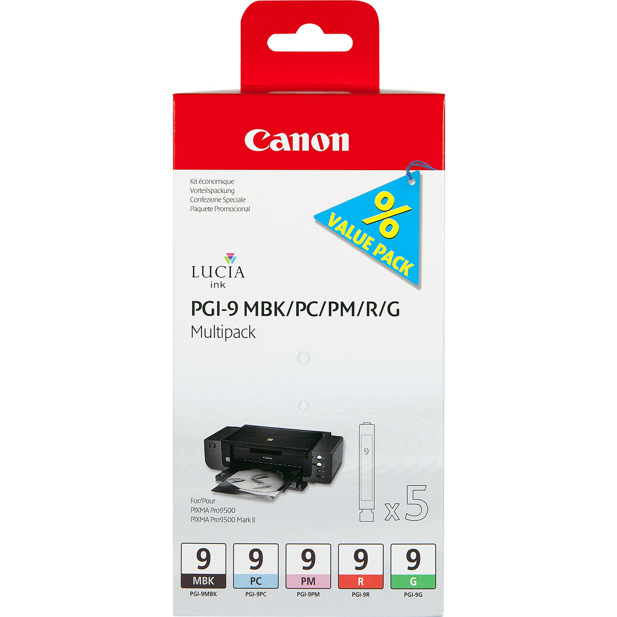 Canon 1033B013 глава и патрон за мастиленоструен принтер 5 броя Оригинал Стандартен добив Зелен, Матово черен, Фото циан, Фото магнета, Червен | JAR Computers Canon 1033B013 глава и патрон за мастиленоструен принтер 5 броя Оригинал Стандартен добив Зелен, Матово черен, Фото циан, Фото магнета, Червен