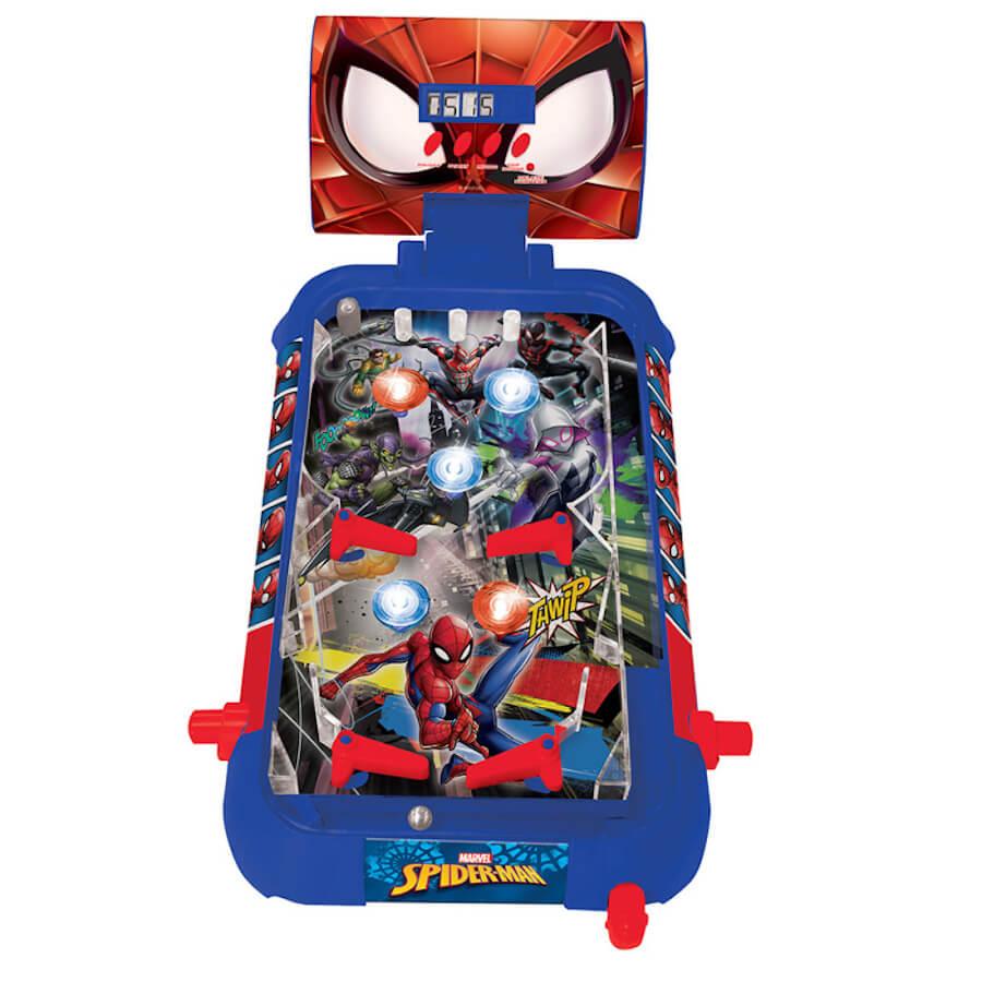 Детска пинбол със светлини и звуци - Lexibook Spider-Man Electronic Pinball with Lights And Sounds (син) | JAR Computers Детска пинбол със светлини и звуци - Lexibook Spider-Man Electronic Pinball with Lights And Sounds (син)
