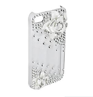 Дизайнерски кейс с над 100 кристала за iPhone 4/4S - Rhinestone Flowers Bling | JAR Computers Дизайнерски кейс с над 100 кристала за iPhone 4/4S - Rhinestone Flowers Bling