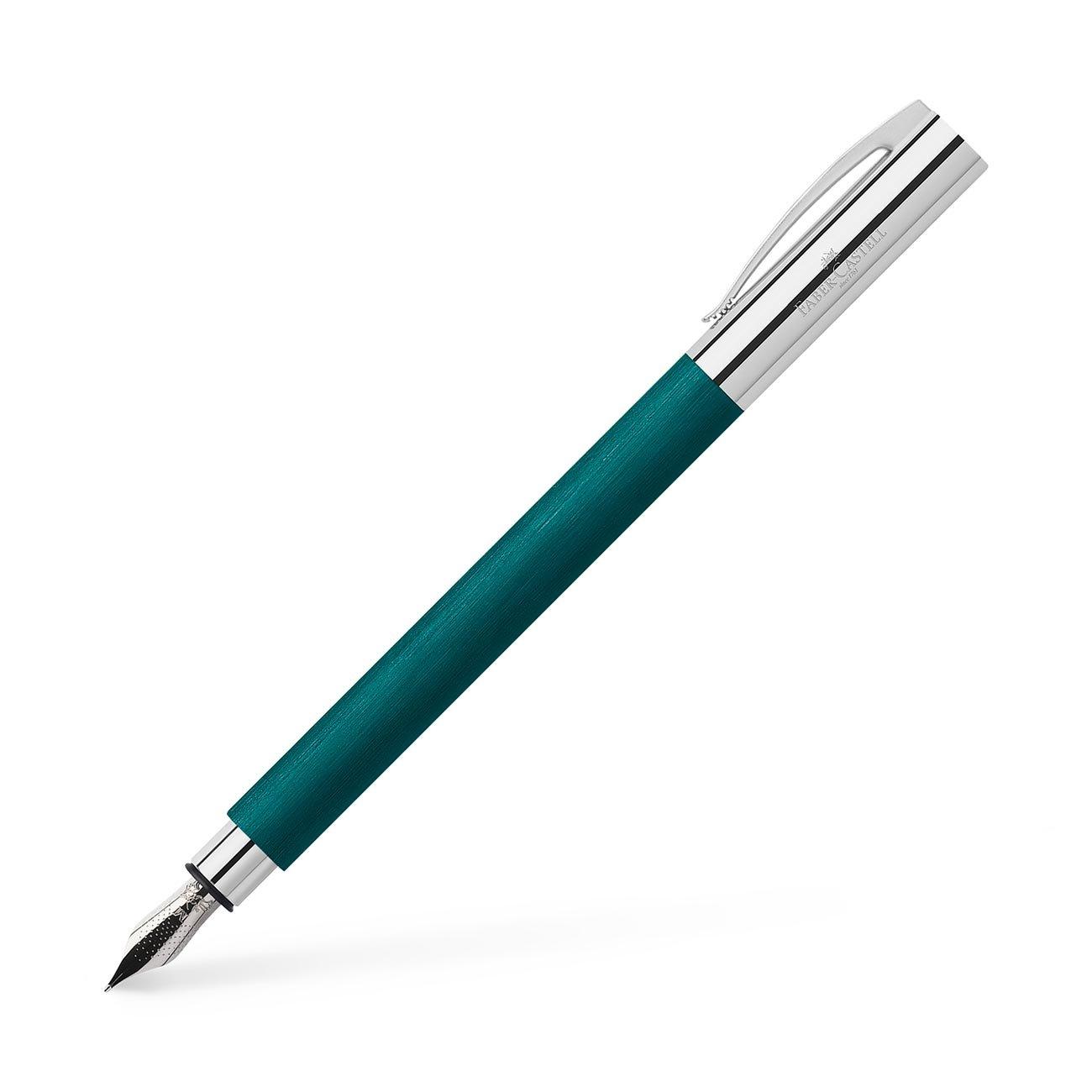 Faber-Castell Писалка Ambition, M, синьо-зелена
