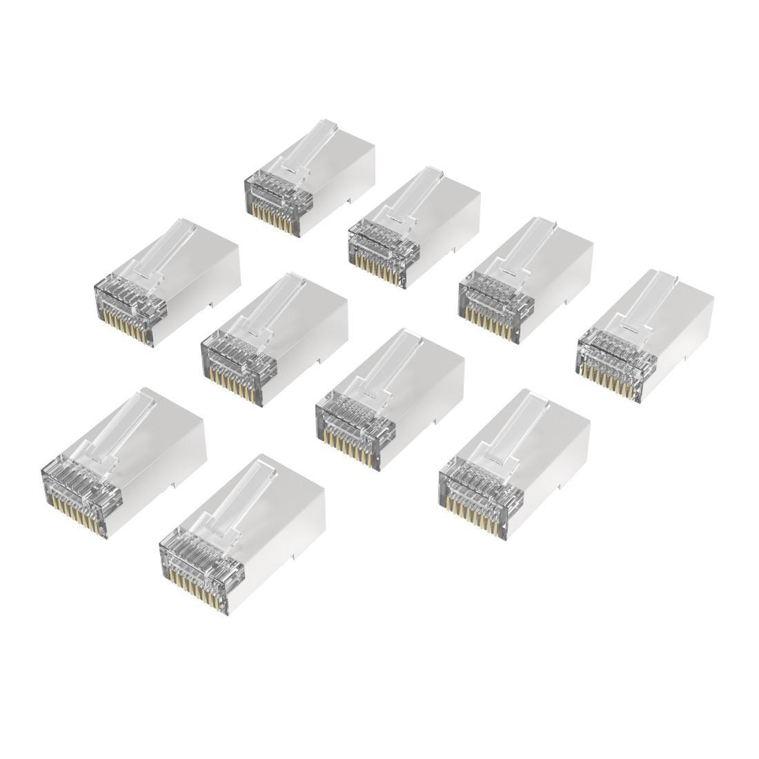 HAMA Накрайник RJ45, CAT 6a, 10 Gbit/s, екраниран, 10 бр. | JAR Computers HAMA Накрайник RJ45, CAT 6a, 10 Gbit/s, екраниран, 10 бр.