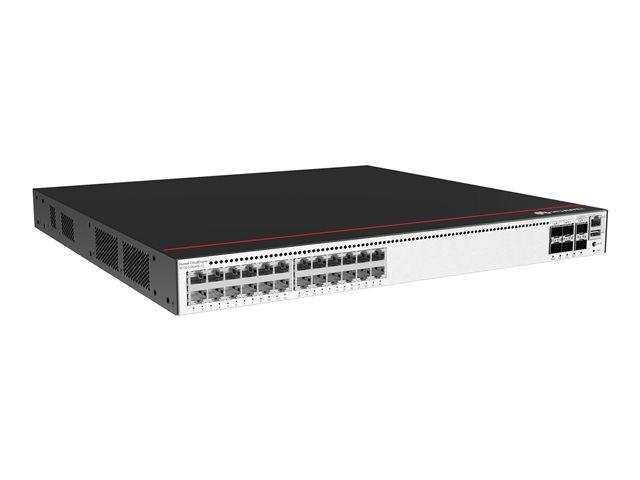 HUAWEI S5735-S24U4XE-V2 24x10/100/1000BASE-T Ports 4x10GE SFP+ Ports 2x12GE Stack Ports PoE++ without Power Module