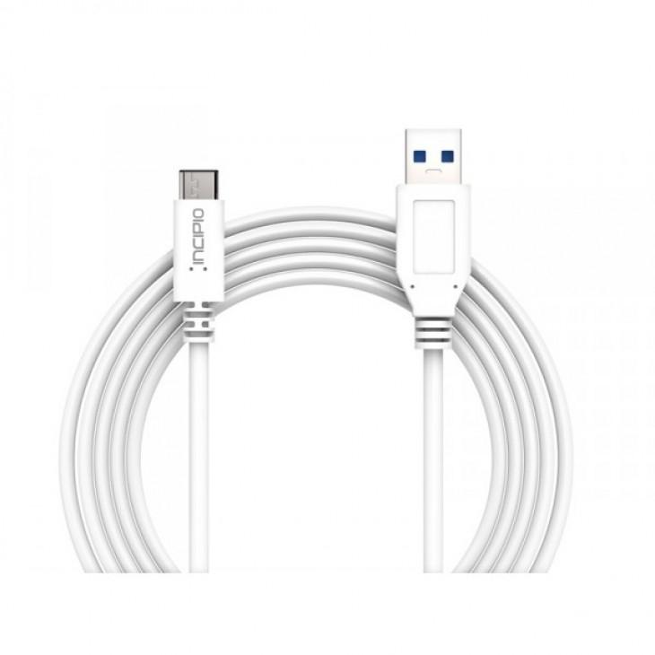 Кабел USB-A към USB-C за MacBook 12 и компютри с USB-C порт - Incipio Charge/Sync USB-A to USB-C Cable USB 3.1 | JAR Computers Кабел USB-A към USB-C за MacBook 12 и компютри с USB-C порт - Incipio Charge/Sync USB-A to USB-C Cable USB 3.1