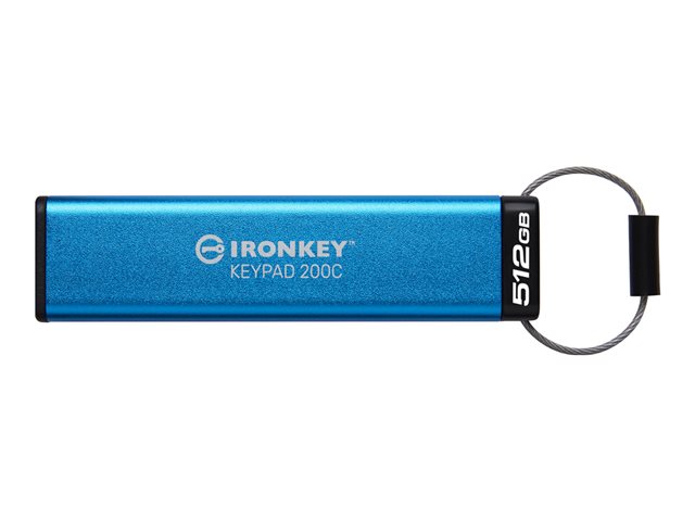KINGSTON 512GB USB-C IronKey Keypad 200C FIPS 140-3 Lvl 3 Pending AES-256 | JAR Computers KINGSTON 512GB USB-C IronKey Keypad 200C FIPS 140-3 Lvl 3 Pending AES-256