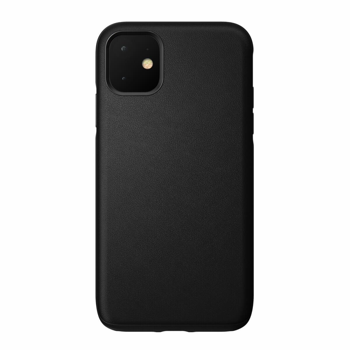 Кожен (естествена кожа) кейс за iPhone 11 - Nomad Leather Rugged Waterproof Case (черен) | JAR Computers Кожен (естествена кожа) кейс за iPhone 11 - Nomad Leather Rugged Waterproof Case (черен)