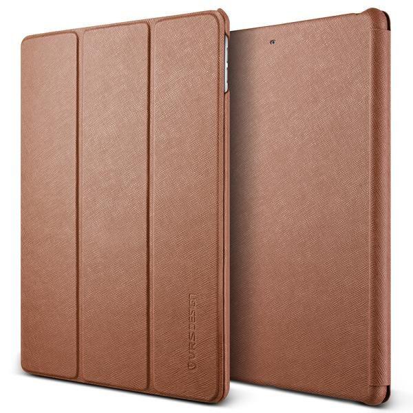 Кожен калъф и поставка за iPad Air 3 (2019), iPad Pro 10.5 - Verus Saffiano K1 (кафяв) | JAR Computers Кожен калъф и поставка за iPad Air 3 (2019), iPad Pro 10.5 - Verus Saffiano K1 (кафяв)